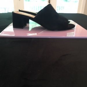 Alex + Alex Black Suede Mules